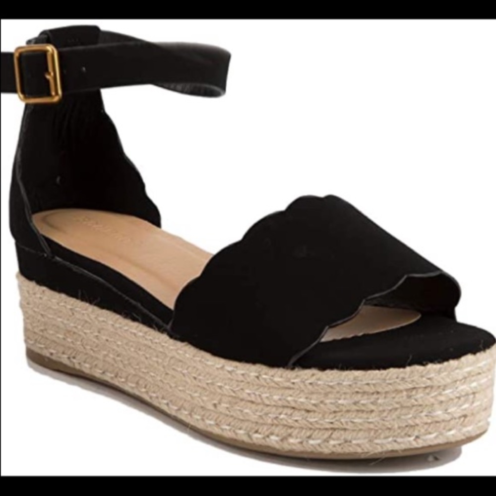 bamboo platform sandals